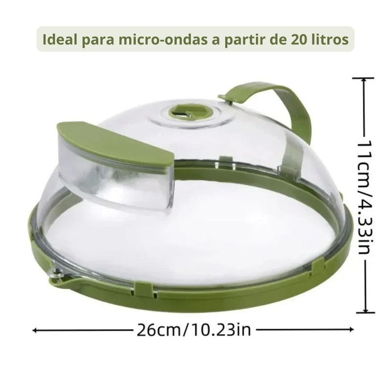 🌟 CLEARCOVER – A tampa que mantém suas refeições suculentas 🍲 e seu micro-ondas sempre limpo 🧼!