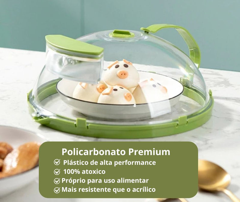 🌟 CLEARCOVER – A tampa que mantém suas refeições suculentas 🍲 e seu micro-ondas sempre limpo 🧼!