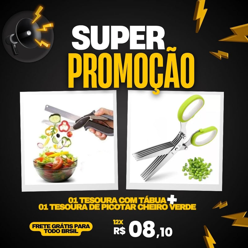 ✂️KIT PRÁTICO PARA SUA COZINHA: CLEVER CUTTER + GREENCUT PRO 🔪