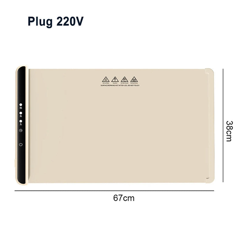 Flexible Heated Board – a bandeja que mantém suas refeições à mesa sempre quentinhas 🍲 nos momentos que aquecem o seu coração ❤️