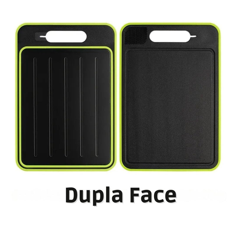 Tábua ChefFlex MultiBoard 4 em 1  | ❄️ Descongele | 🔪 Corte | 🧄 Rale | 🍋 Afie - A multifuncional que sua cozinha precisava!