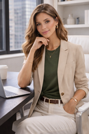 Urban Basic Feminina - Kit com 3 T-Shirts Femininas 100% Algodão